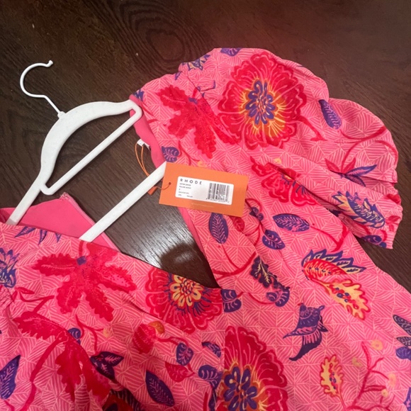 Rhode midi bubble sleeve dress - Picture 3 of 4